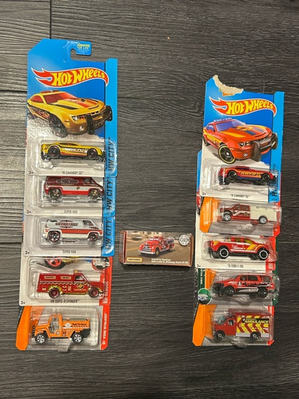 Hot Wheels Matchbox Fire Rescue Emergency Toy Car Lot x11 New